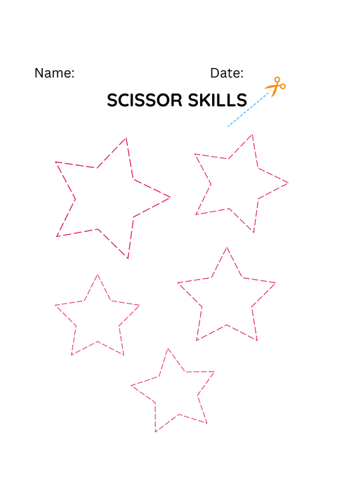 Screen-free shapes activity printable PDF
