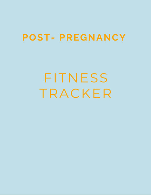 12 Week PDF Post Pregnancy Fitness Tracker