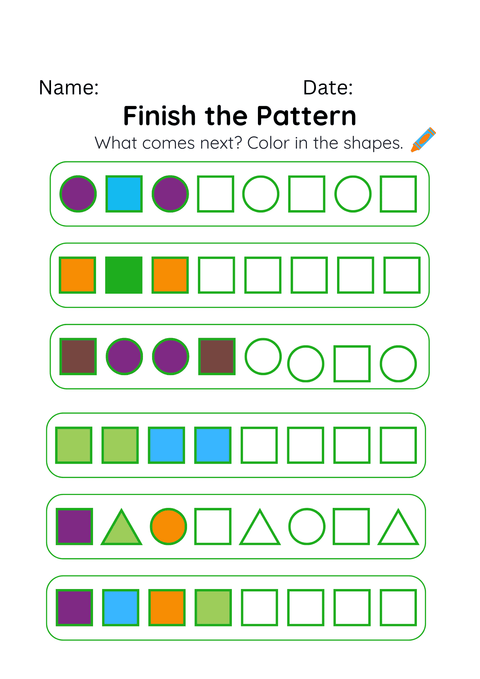 Shapes Workbook for Children (Ages 3–5) | Matching, Problem Solving, Cutting & Gluing | Ed the Ted™
