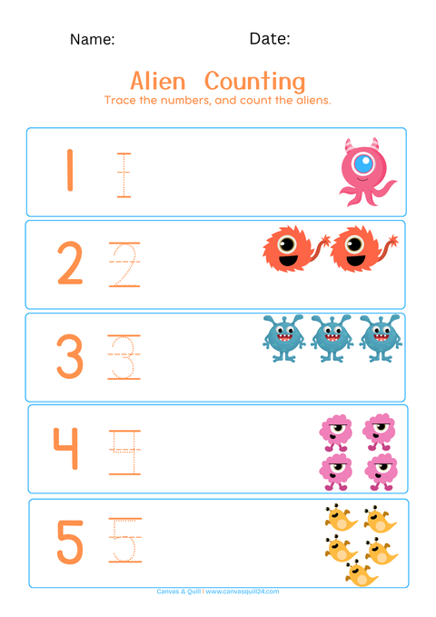 Counting & Numbers 1–20 Workbook for Children (Ages 4–6) | Number Recognition & Early Maths Confidence | Ed the Ted™