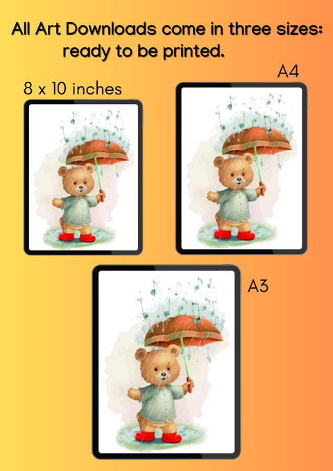 Printable jingles learning poster A3, A4 & 8 x 10"