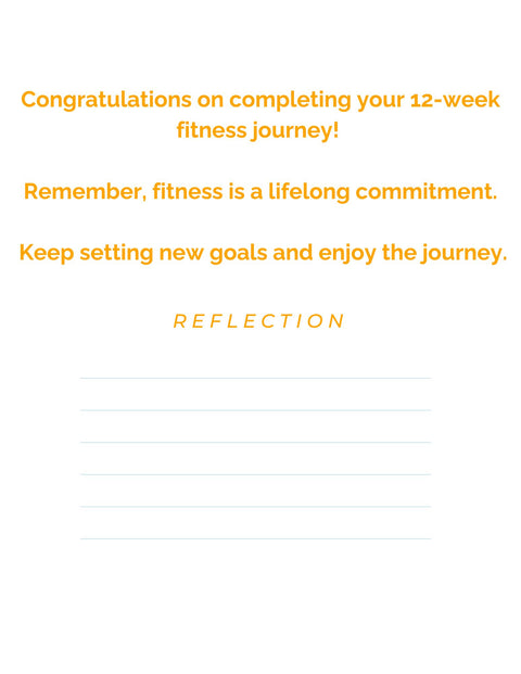 12 Week PDF Post Pregnancy Fitness Tracker
