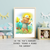 Ed the Ted Round and Round the Garden nursery rhyme poster printable