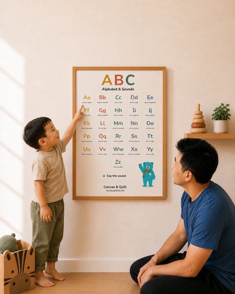 Landing Ready® Alphabet & Sounds Wall Chart (A–Z)