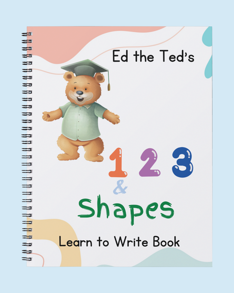 Printable 123 Starter Pack digital download for early maths and handwriting.