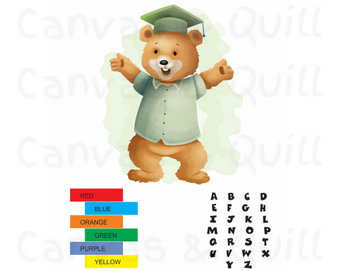 Ed the Ted Alphabet & Colours