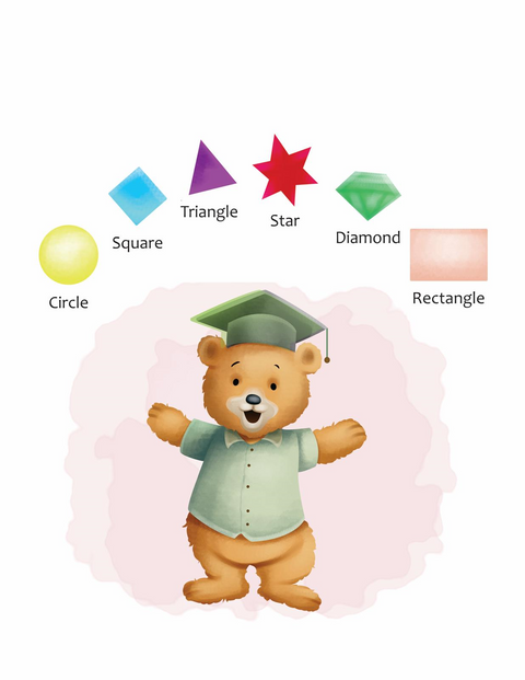 Ed the Ted Shapes Starter Pack (Ages 2–5+) | Printable Shapes Poster + 42-Page Shapes Activity Workbook (A4 & US Letter) + Pawgress Chart + Encouragement Poster | Digital Download