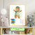 Printable Ed the Ted ABC & Colours Educational Poster (Digital Download) | A–Z Letters with Colours | A3, A4 & 8×10″